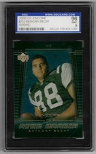 2000 Upper Deck UD Encore Football #252 Anthony Becht Rookie Card RC SGC 9. rookie card picture
