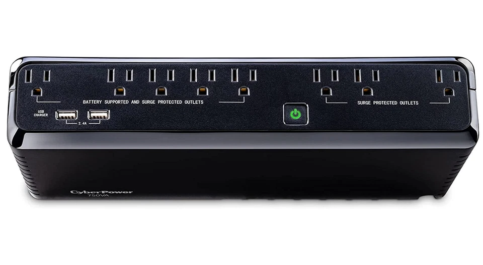 CyberPower SL750U-R 750VA/375W Slim Standby UPS - Certified Refurbished - Image 3 of 4