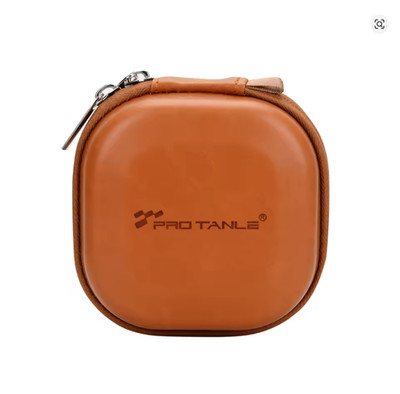 PU Leather Hard Filter Case, Dust-Proof Carrying Bag for 5x 82mm UV/CPL/ND