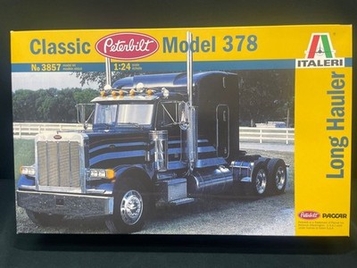 IT3857 1/24 Peterbilt 378 Long Hood Tractor Head Plastic Model Italeri Platt Ita