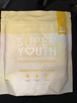 SKINNY FIT SUPER YOUTH ORANGE PINEAPPLE (30 SERVINGS) NEW/SEALED ) 