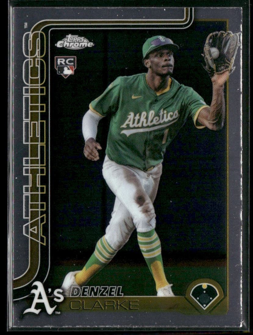 Denzel Clarke Rookie 2025 Topps Chrome Update Athletics #USC15