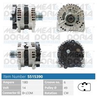 Meat & Doria Generator FüR VW Passat Variant 3G5 2.0 TDI Tiguan AD1 5G1 BQ1