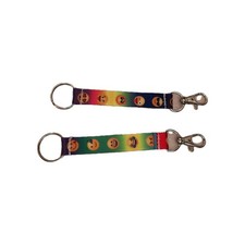 Emoji multi color Keychain set of 2 keychain