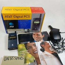 Ericsson - LX588 - Vintage Cell Phone - Box Power Cord Manuals Etc - Not Tested