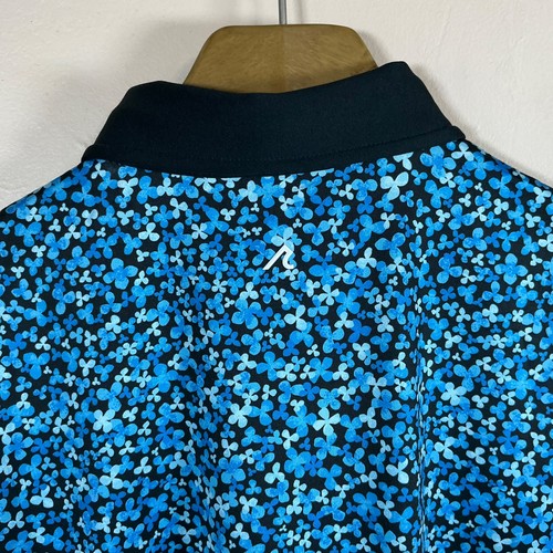 New- Men’s Redvanly Malibu Blue Brewer Polo Shirt Small - NWT - Picture 5 of 10