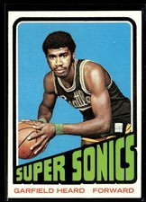 1972-73 Topps Garfield Heard Rookie NRMT/Mt Set Break #98