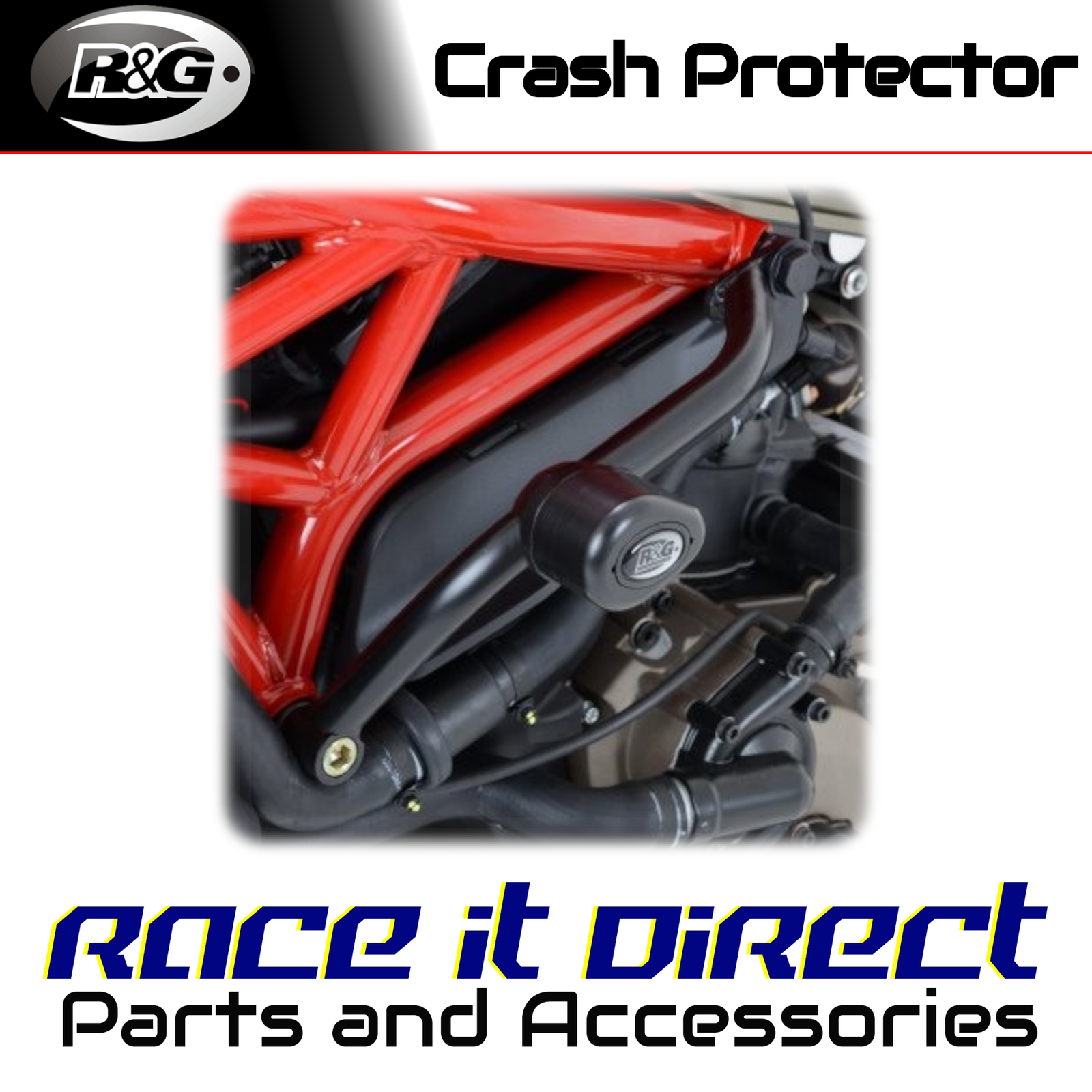 Crash Protectors for Ducati Monster 1200S 2014-2020 Aero R&G
