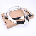 For 2017-2023 Mini Cooper Countryman Chrome Headlight Ring Bezel Cover Trim Pair