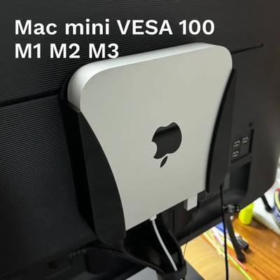Mac Mini M1/M2/M3 VESA 100 Monitorhalterung