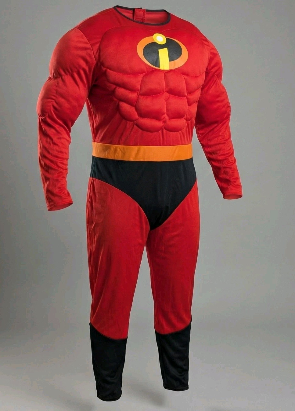 Disney Mr Incredible Muscle Disfraz Adulto Talla Grande 4XL 58-60 Traje Tú mismo