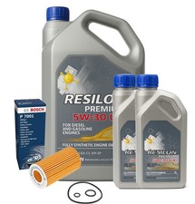 SERVICE KIT FOR MERCEDES C220 2.1 CDI W204 GEUNINE BOSCH OIL FILTER + ENGINE OIL