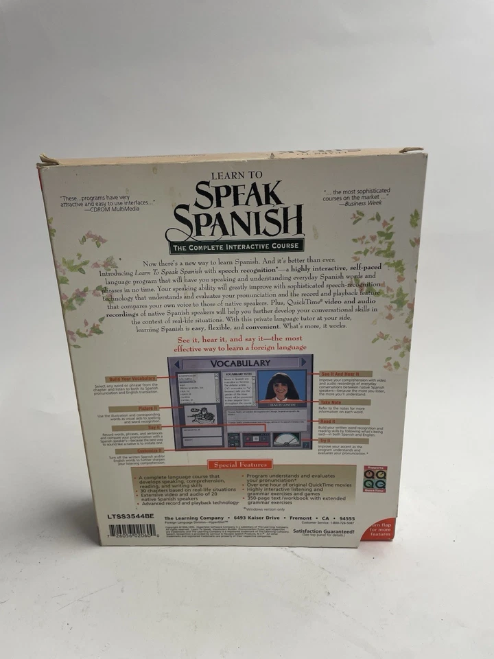 The Learning Company Learn to Speak Spanish 6.0 Complete Set! - Image 2 of 3