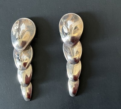 VINTAGE ROBERT LEE MORRIS RLM STERLING 925 Clip On Earrings Rare Retired 