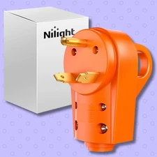 30 Amp RV Replacement Plug 125 Volt Heavy Duty Male Plug