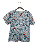 Mary Engelbreit women  s nursery rhymes, nursing scrub top s/small