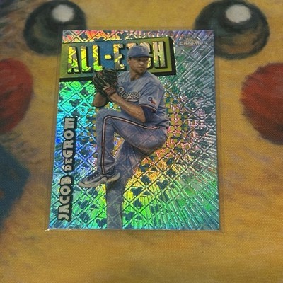 2025 Topps Chrome Logofractor Edition #CAE-5 Jacob deGrom All Etch Logofractor