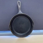 WAGNER WARE SIDNEY -0- No. 6 CAST IRON 9 IN SKILLET DOUBLE SPOUT