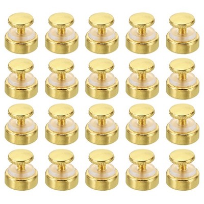 20pcs M4x12 Standoff Screws with Spacers Wall Mounting Hardware Gold 12mm