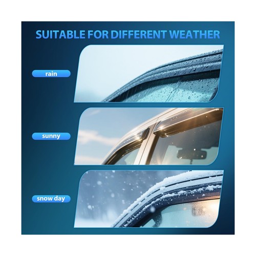 Nilight Rain Guards Vent Visors for Honda Civic 2012-2015 - Picture 3 of 7