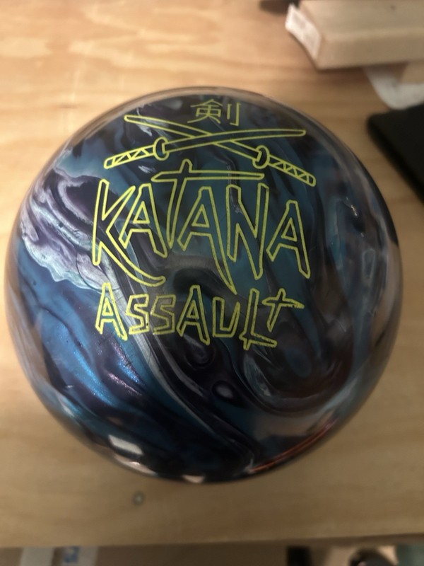 15lb Radical Katana Assault Pearl Reactive Bowling Ball Used Left Hand