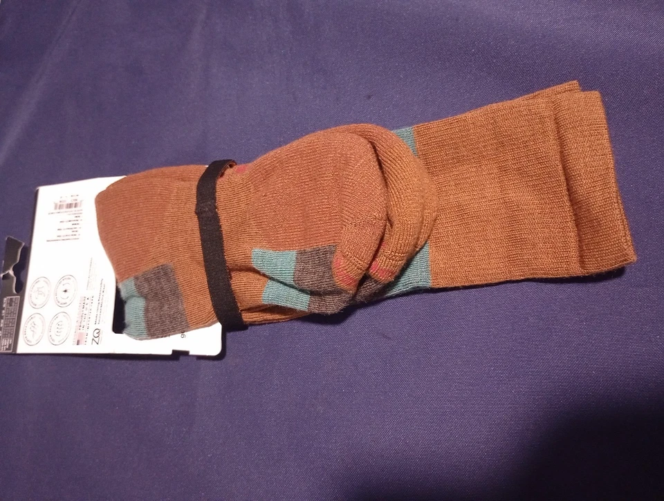 Calcetines SMARTWOOL Everyday Taupe M Saturnsphere Crw Ey Tamaño Grande Resistente a los Olores Foto 3 de 4