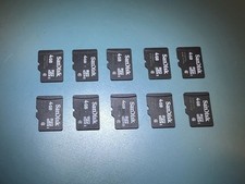 Lot of 10 Micro SD SDHC Memory Cards 4 GB SanDisk Class 4 