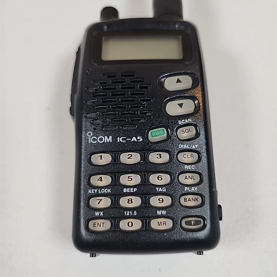 Probado 🔥 Icom IC-A5 VHF COM Aviación Banda Aérea Transceptor Portátil LEER Foto 2 de 4