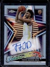 2023-24 Topps Chrome Trayce Jackson-Davis Future Stars Auto RC Rookie #FSA-TJD