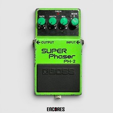 Boss PH-2 Super Phaser 1986 Silver Screw Guitar Effects Pedal Made in from Japan