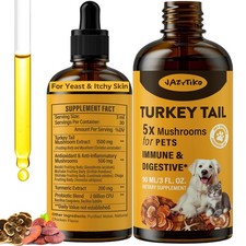 Turkey Tail Mushroom for Dogs - for Yeast  Itchy Skin, Turkey Tail Mushroom ...