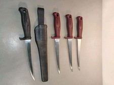 Normark Falcon Fillet W/ 3 Nordmark Stainless Boning/Fillet Knives 6" Blade