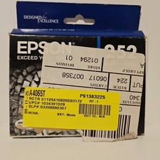 NEW Genuine Epson T252120 252 Standard Capacity Black Ink Cartridge EXP 10/2022