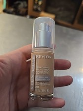 Revlon Illuminance Skin-Caring Liquid Foundation Makeup, 201 Creamy Natural New