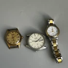 Vintage Watch Job Lot Seiko Quartz Timex Eden Ladies Mens Spares Repair