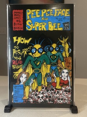 Pee Pee Face & Super Bee #1 & #2 Monkey Face Comics New Near Mint