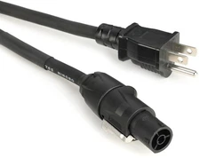 Hosa PRXN Series True 1 Cable with REAN and Hosa NEMA 5-15P Connectors - 50 feet