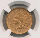 1903 Indian Head Cent 1c NGC Unc Details — photo 2