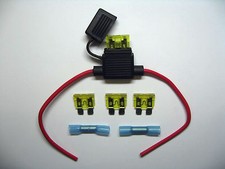 In Line Standard Wasserdicht Blade Sicherungshalter Sicherungen 20Amp Kit Auto Boot Fahrrad