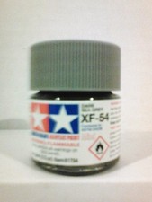 Tamiya acrylic paint XF-54 Dark sea Grey. 10ml Mini.