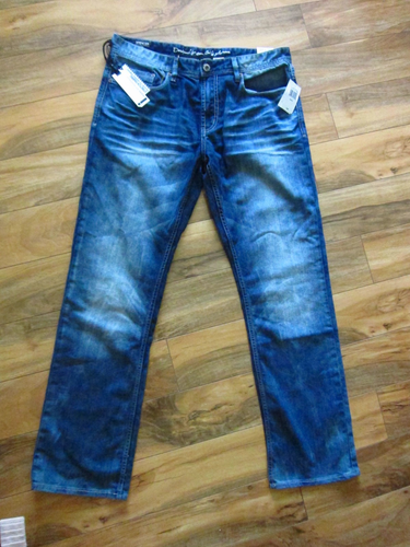 NWT- Mens Buffalo Spencer Stretch Slim Straight Jeans size 34x32 - Picture 3 of 12