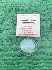 Genuine Bulova Accutron Part # 830AW, 29.6 mm Watch Crystal