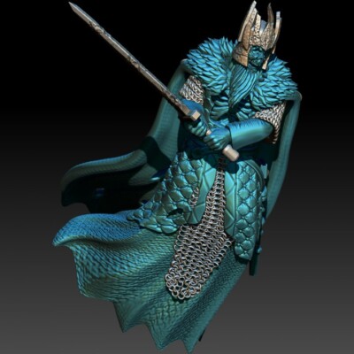 Dead Traitors - Dead King - Kzk Minis/middle earth/miniature