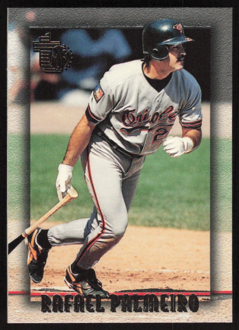 メジャーリーグ　カード　Rafael Palmeiro 1990 Donruss/Leaf MVP Baseball Card - Rafael Palmeiro #394