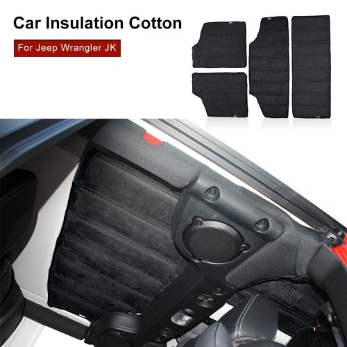 Hardtop Insulation Roof Insulation Cotton Kit for Jeep Wrangler 4Door