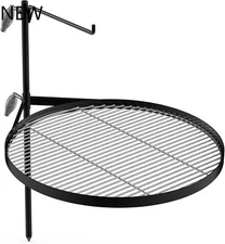 Stanbroil Fire Pit Campfire Grill Grate,Stainless Steel Swing Cooking Stand BBQ.