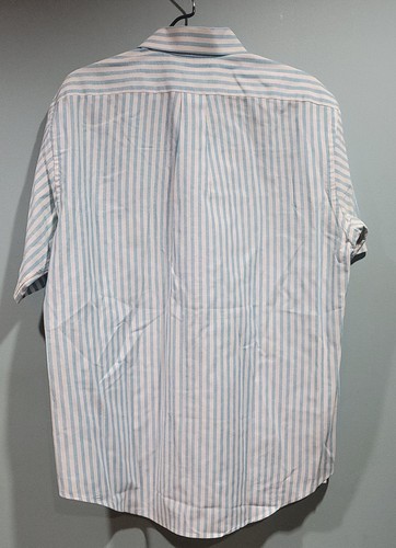 Editions By Van Heusen Men's Vintage Short Sleeve Shirt Striped USA size 16 1/2 - Picture 2 of 6