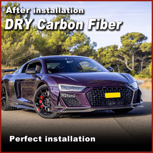 Dry Carbon Frontlippe Frontspoiler Frontansatz Passt für Audi R8 GT V10 2022-24 - Picture 3 of 14