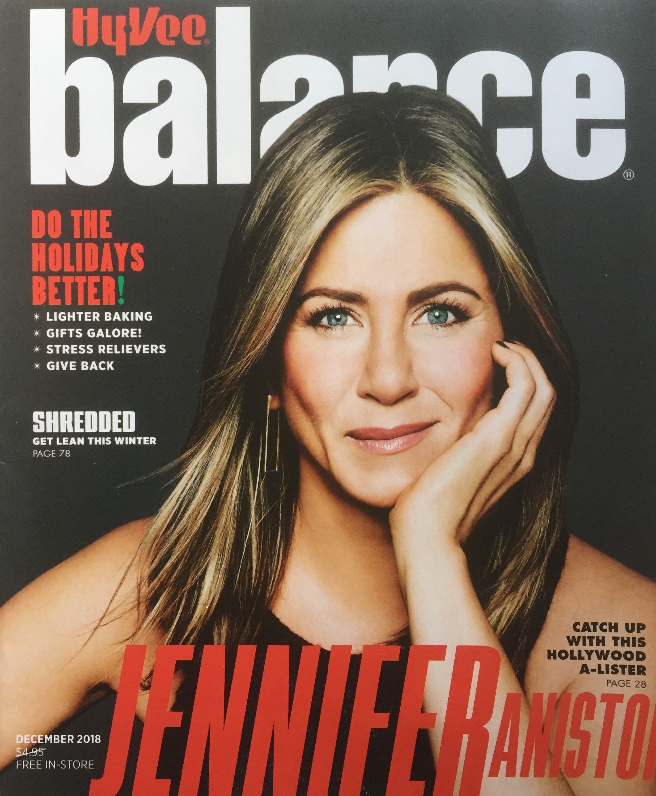 JENNIFER ANISTON December 2018 BALANCE Magazine | eBay