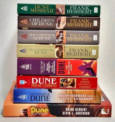 8 PBs ~ DUNE Series ~ FRANK HERBERT, Brian Herbert, Kevin Anderson ~2, 3, 4, 6 + - Image 1 of 4